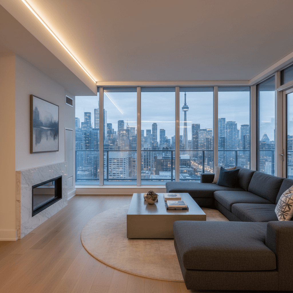 Modern Toronto condo interior